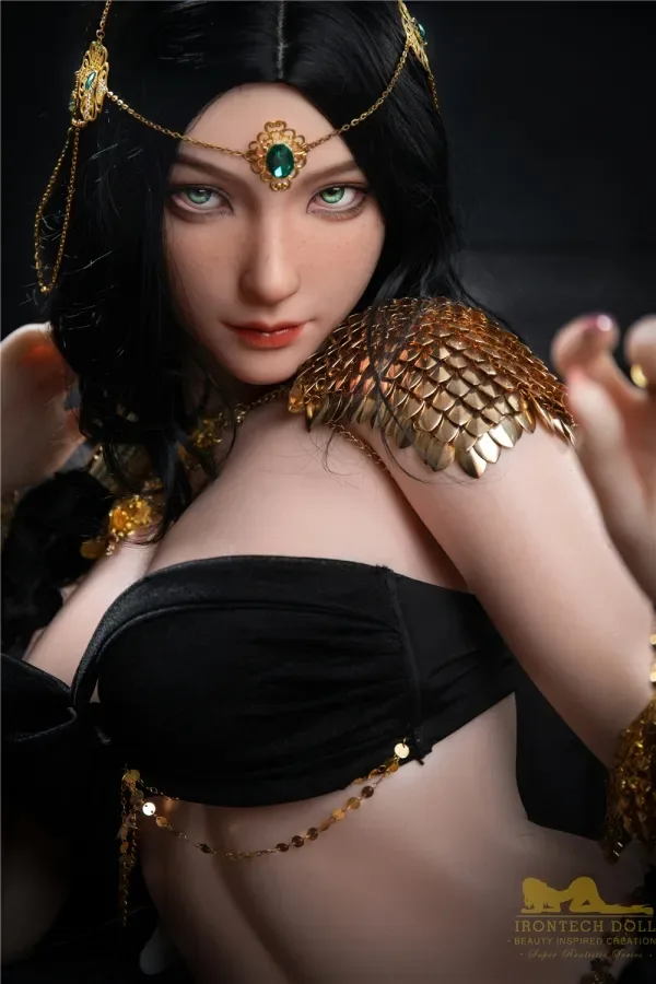 Kitty Silicone 166cm C-Cup Sex Doll Glamorous Face S32 Head Irontech Doll Mature Body American Love Dolls Curvy Real Doll view 6