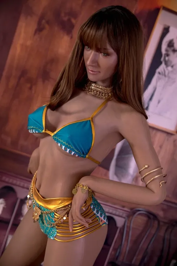 XYCOLO Silicone Sex Dolls E Cup 170cm (5.58ft) Sex Doll Tanned Skin Elegant Smile American Love Doll Slender Real Dolls - Aubrey view 8