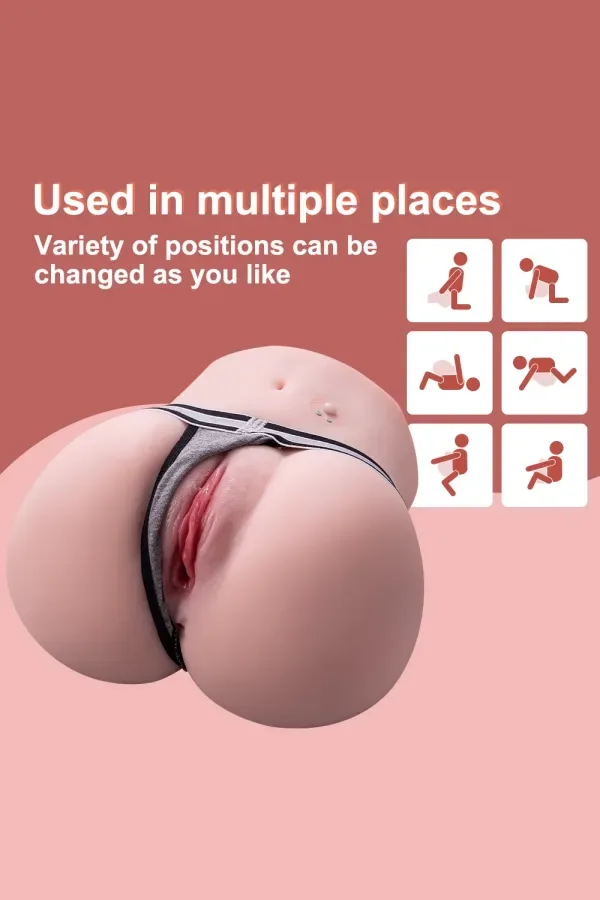 4.62lb Buttock Sex Doll Vibratin Torso Love Dolls Yeloly Masturbators - Roberta view 3
