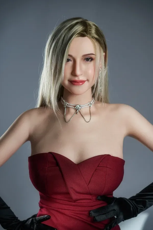 ZELEX 165cm F-cup GE86 Sex Doll Blonde American Love Dolls Big Tits Silicone Real Doll Cora view 2