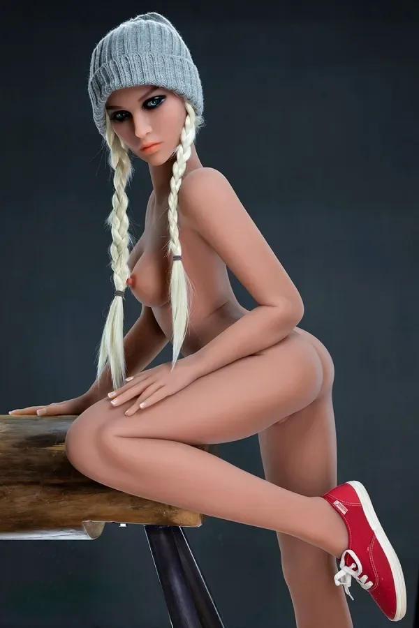 [In Stock USA] DL Dolls #91 Head High Quality Sex Doll 158cm Slim American Love Doll Gray Hair Adult Real Doll - Adalin view 6