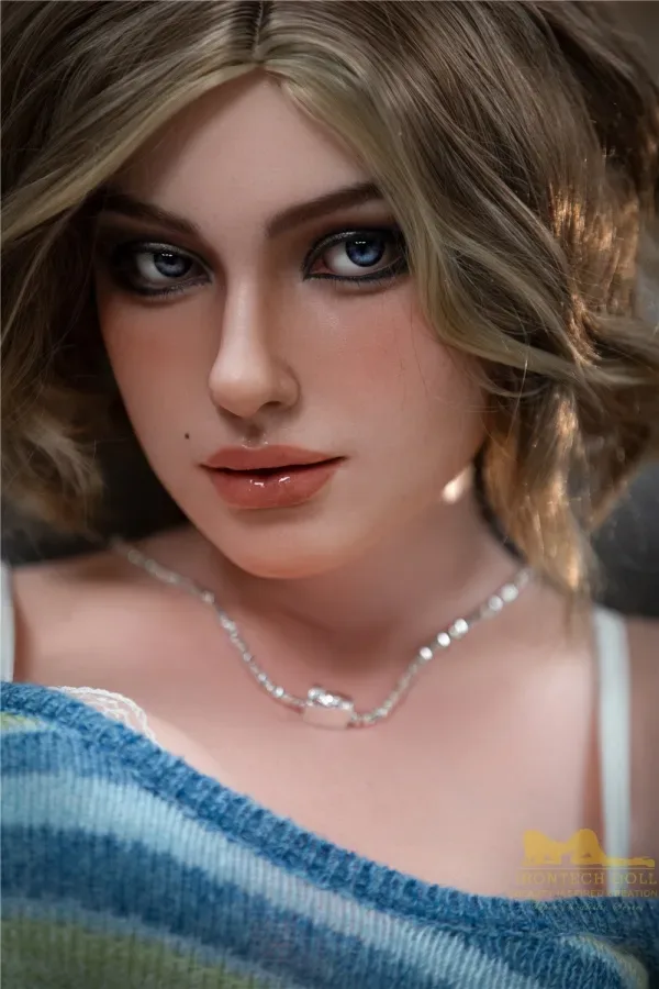 Luna 152cm (4.99ft) Silicone Sex Dolls A Cup Smooth Skin Irontech Doll S17 Head Blue Eyes European Love Doll Milf Real Dolls view 2