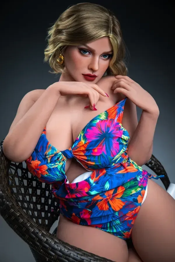 Yana 162cm (5.31ft) TPE Sexdolls I cup Huge Boobs JY Doll Golden Curly Hair European Love Doll Blonde Realdolls view 4