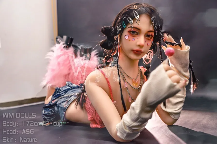 Hazel TPE Head 56 WM Dolls for Sale Lifelike 158cm (5.18ft) C Cup Sex Doll Naughty Face Adult Real Doll Delicate Face Chinese Love Dolls view 7
