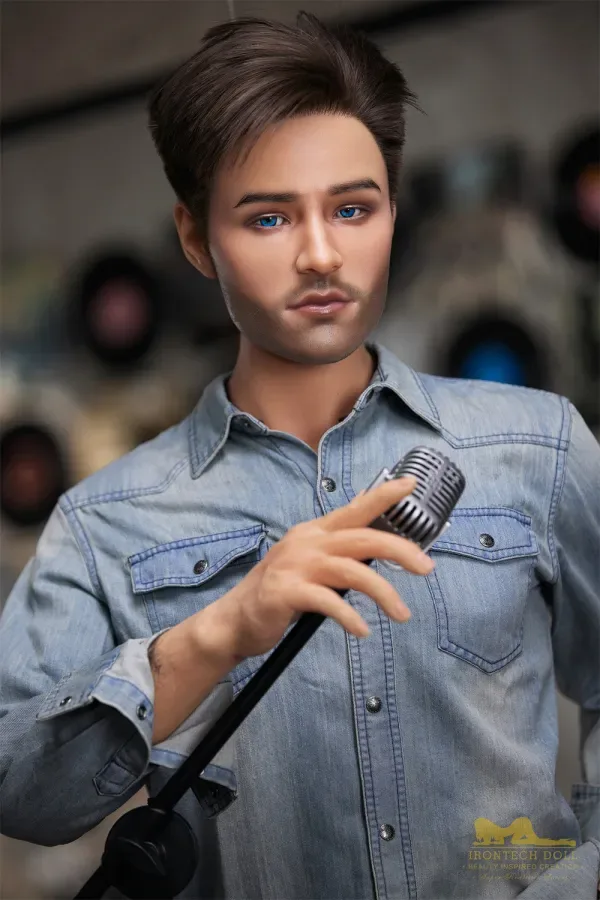 Zuma Silicone M4 Head Irontech Doll 170cm (5.58ft) Sex Doll Muscular Male Real Dolls Attractive American Love Doll view 7