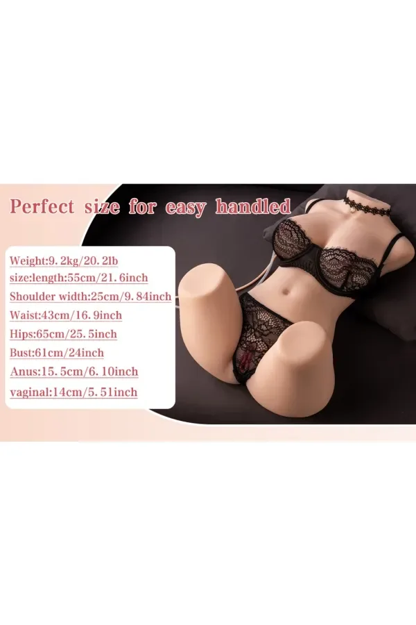 Miah - Sucking 20.21lb Yeloly Half Body Sex Doll Adult Products Torso Sex Dolls view 6