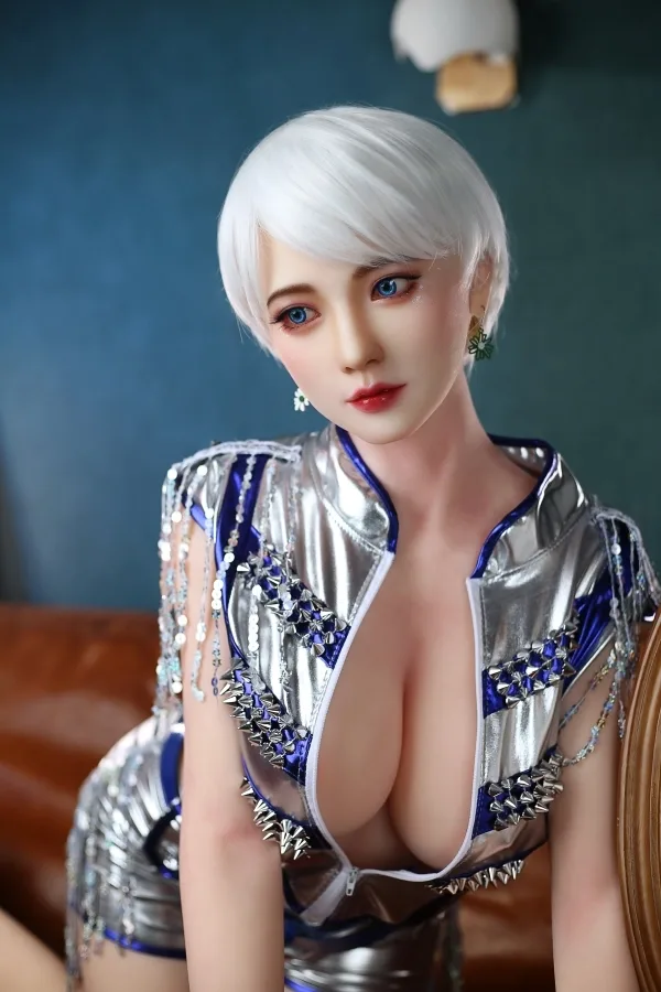 Sage Fair Skin D cup Sex Doll MESE Doll #22 Head Short Hair Neat European Love Dolls Medium Chested Real Doll Hybrid Materials view 2