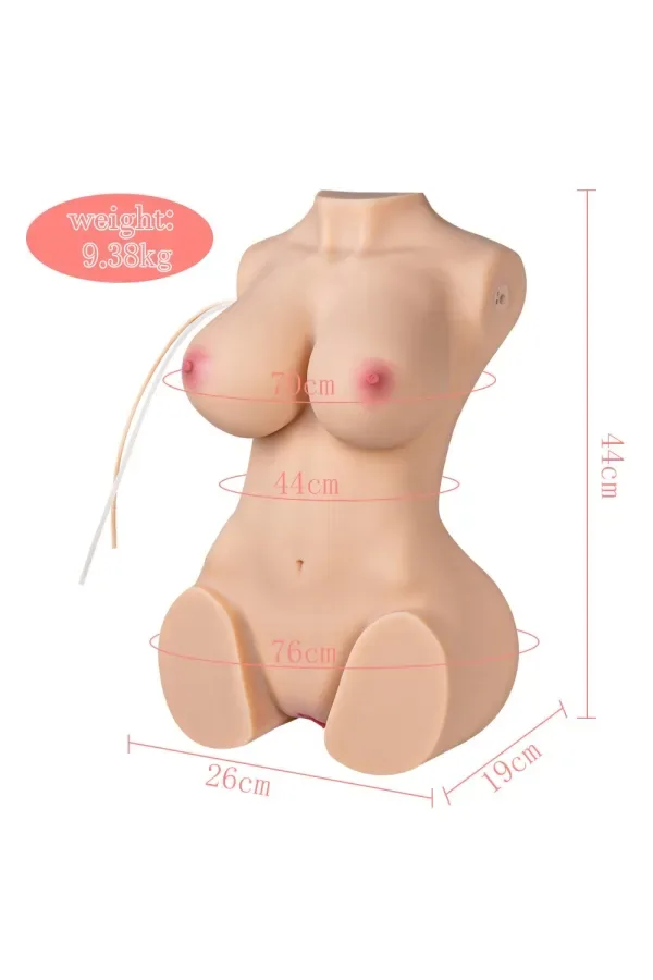 20.67lb Torso Lovedoll For Boobs Fun Sucking Vibrating Sex Doll Yeloly Pocket Pussy - Michael view 8