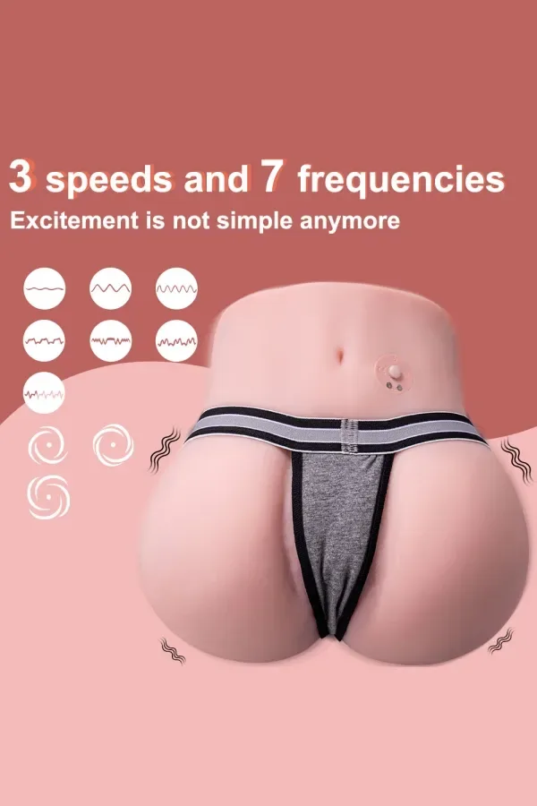 4.62lb Buttock Sex Doll Vibratin Torso Love Dolls Yeloly Masturbators - Roberta view 5