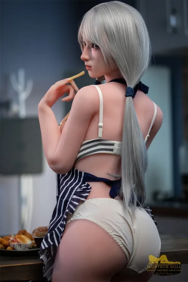 Kira F cup Head S24 Irontech Doll Big Eyes Hybrid Sex Dolls 154cm (5ft1) Real Doll Curvy Asian Love Doll view 6