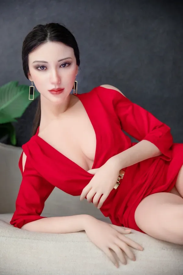 6YE Doll 170cm 144# Silicone Head Hybrid Sex Doll Round Medium Chest White Skin European Love Doll Lauryn view 3