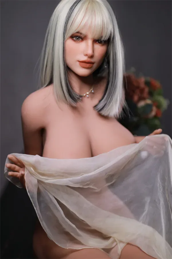 Bonnie Fire Doll Head 43 158cm (5.18ft) I Cup Sex Doll Silver Hair Skinny Real Doll European Love Dolls view 6