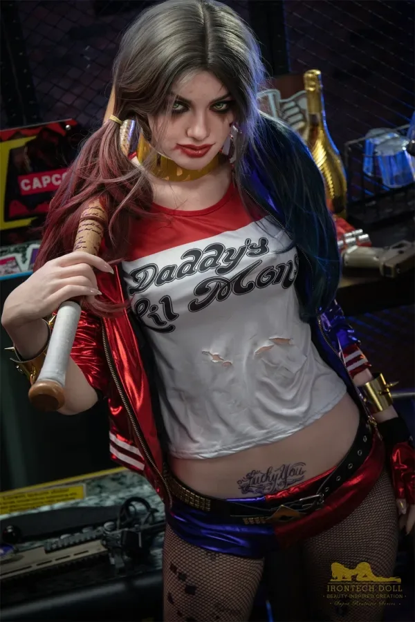 Harley Silicone 166cm (5.45ft) C Cup Sex Doll Charming S27 Head Irontech Doll Devil Makeup American Love Dolls Cosplay Real Doll view 3