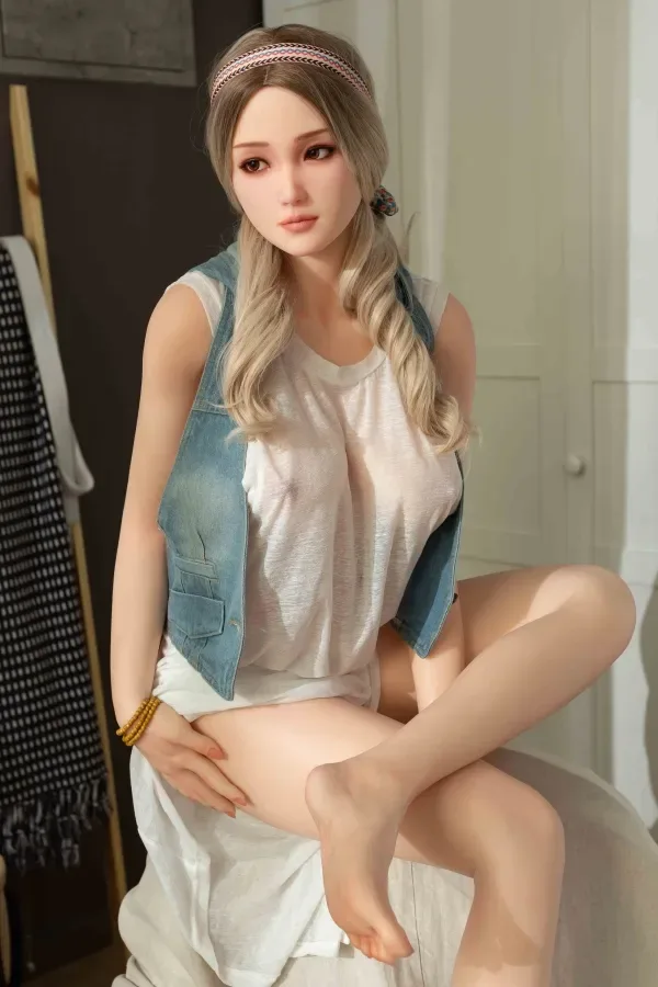 Blonde Hair XYcolo Platinum Silicone Sex Doll 163cm Sexy E-cup Big Tits American Real Doll Luna view 3