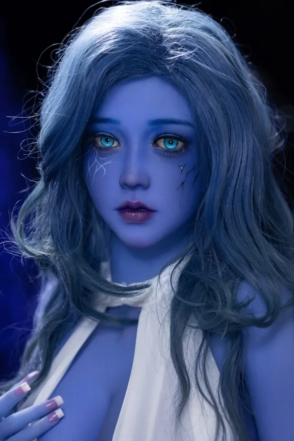 Jamie TPE #225 AIBEI Doll 160cm Blue Skin F cup Sex Doll American Love Doll Milf Real Dolls
