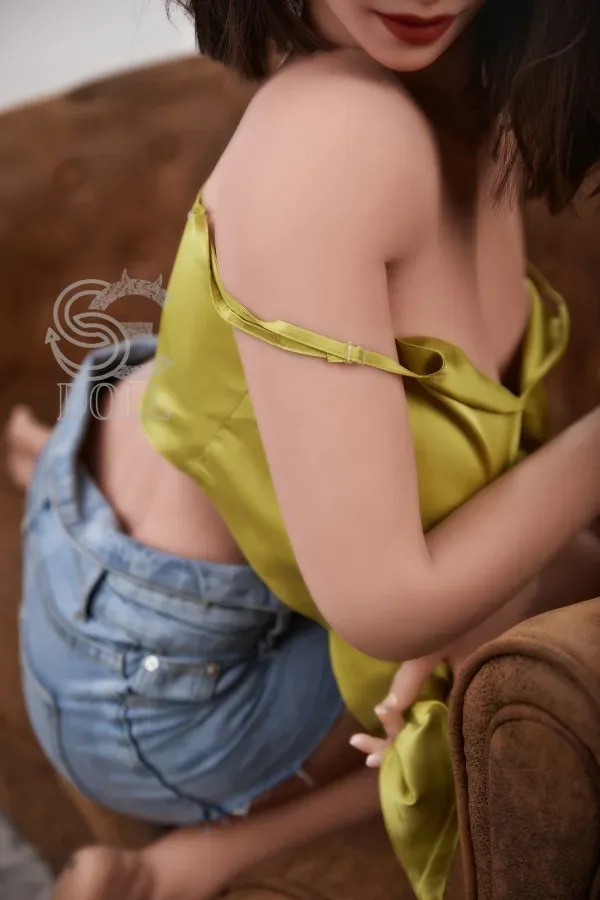 Grace 157cm H-cup #020 Head Light Tan Skin SE Real Doll Sexy H-cup Huge Breasts TPE Sex Dolls view 3