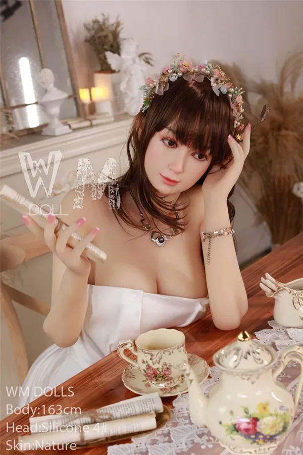 Rylee 163cm C-cup 4# Silicone Head TPE Body WM Love Dolls Pretty Japanese Milf Sex Doll view 3