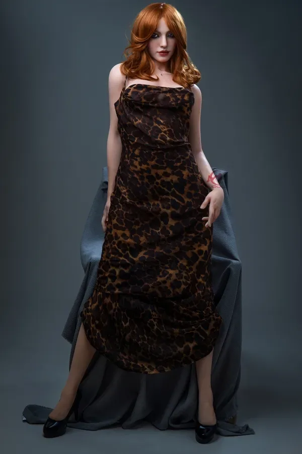 Emma Silicone 170cm (5.58ft) E Cup Sex Doll FJ Doll Brown Hair milf American Love Dolls Mature Charm Real Doll view 7