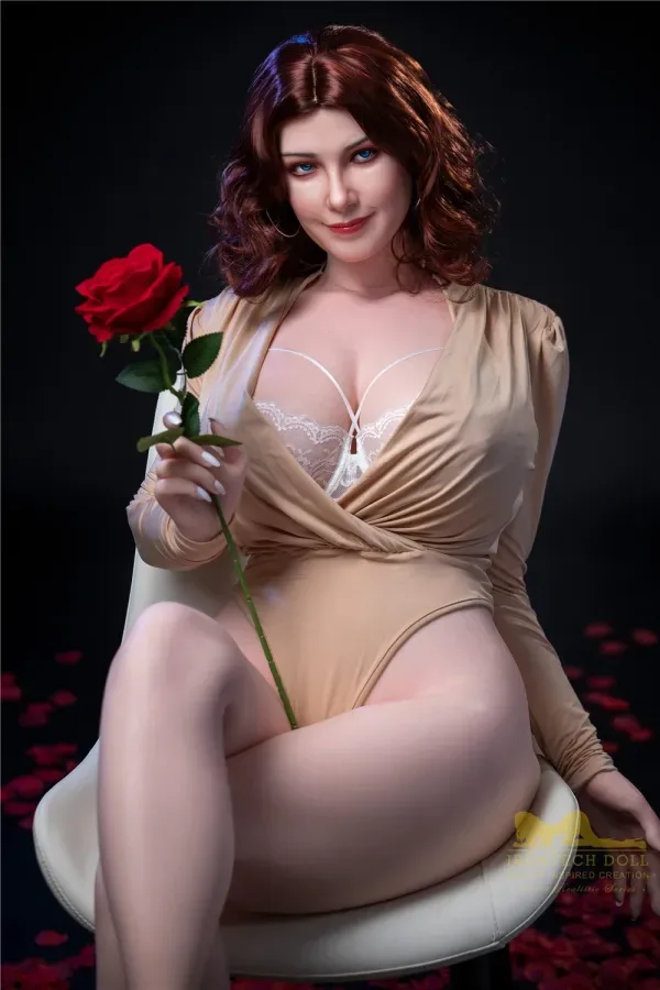 Fiona - Sexy Busty BBW Sex Doll 160cm H-cup Huge Breasts Mature Looking European Love Doll High Quality Silicone Female Real Doll by Irontech Brand view 3