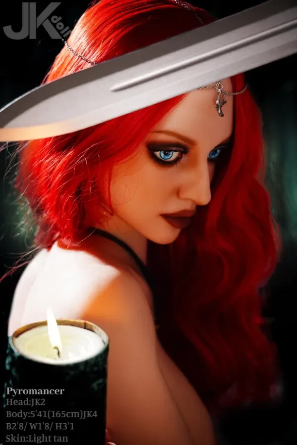 Glail TPE JK Doll 165cm(5.41ft) G Cup Sex Doll Pyromancer Cosplay Realdoll Shameful American Love Dolls view 2