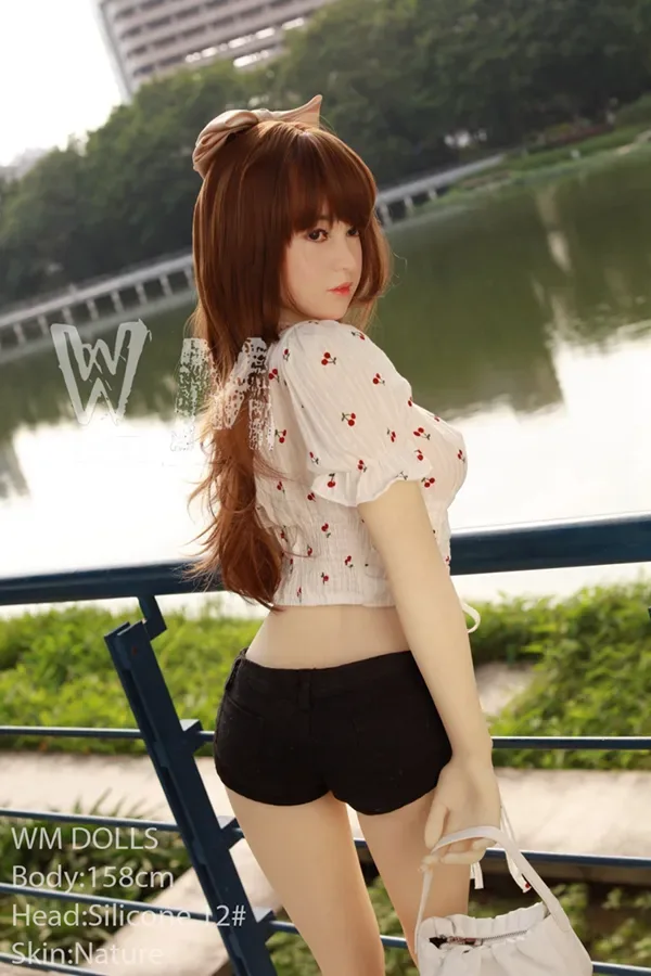 WM 158cm D-cup 12# Head Silicone Head Love Dolls Naive and Realistic Asian Sex Doll Summer view 7