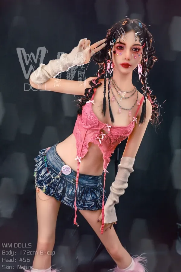 Hazel TPE Head 56 WM Dolls for Sale Lifelike 158cm (5.18ft) C Cup Sex Doll Naughty Face Adult Real Doll Delicate Face Chinese Love Dolls view 6