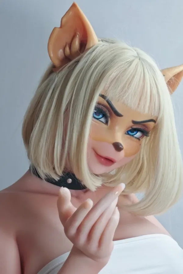 Kayla M Size ZHC004 ElsaBabe Doll Animal Face Silicone Sex Dolls 165cm (5.41ft) Anime Real Doll Adult Asian Love Doll