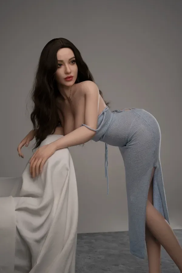 Zelex Realistic Silicone Love Dolls 165cm F-cup Huge Tits Milf Real Dolls Sexy Slim Light Tan Skin American Sex Doll Kiyo view 3