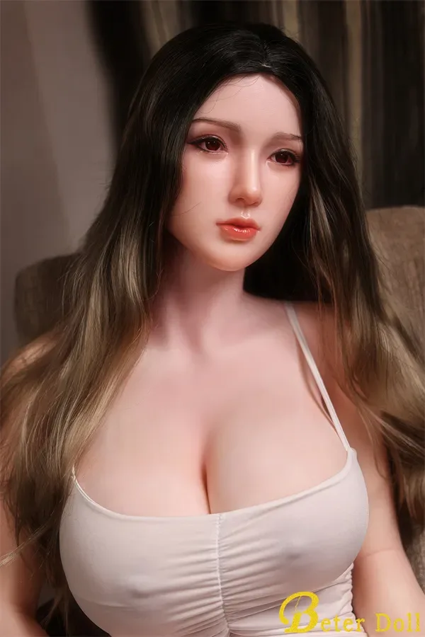 Sachi E Cup Beter Sex Doll Playable Ass Silicone Head Sex Dolls 166cm (5.45ft) American Milf Real Doll with EVO Frame + Gel-filled Chest + Standing Function view 1