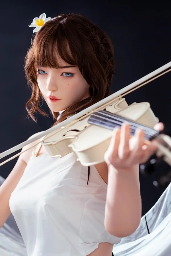 Athena 158cm Silicone Sex Dolls C cup FU Doll J020 Curly Hair Asian Love Doll Adult Real Dolls view 2