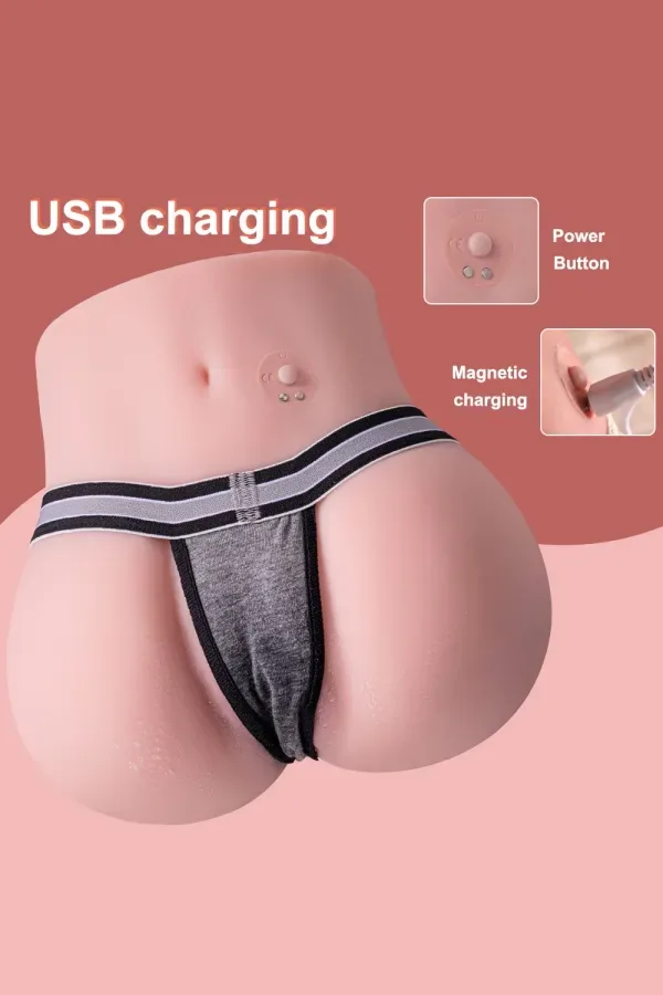 4.62lb Buttock Sex Doll Vibratin Torso Love Dolls Yeloly Masturbators - Roberta view 8