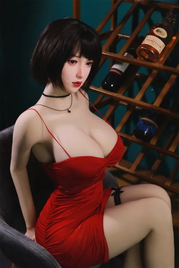 Harlow COS DOLL F-cup Sex Doll 168cm Silicone Head TPE Body Love Dolls Asian Real Dolls in Stock view 3