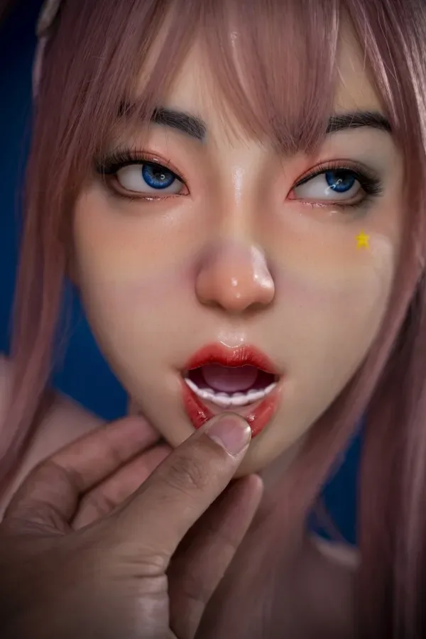 163cm (5.35ft) E Cup Silicone Sexdoll Delicate Head 6-014 DL Doll Flowing Hair Asian Love Dolls Slim Waist Real Doll-Aminta view 5