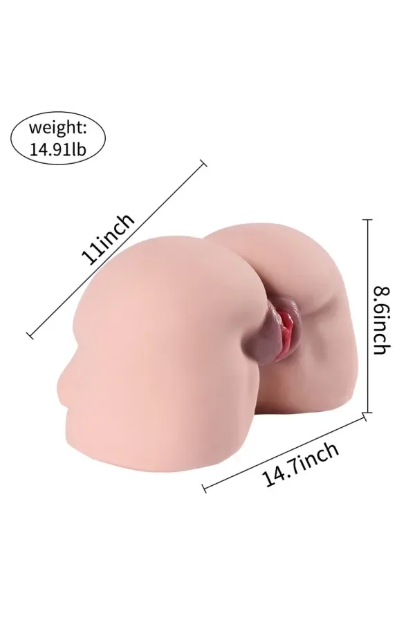 14.91lb Ass Sex Doll TPR 3D Torso Doggystyle Love Dolls Yeloly Masturbator Toys - Mod view 6