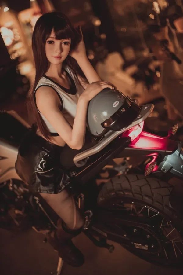 160cm B-cup Asian High Quality Sporty adult Jimi Silicone TPE Bezlya Sex Doll view 4