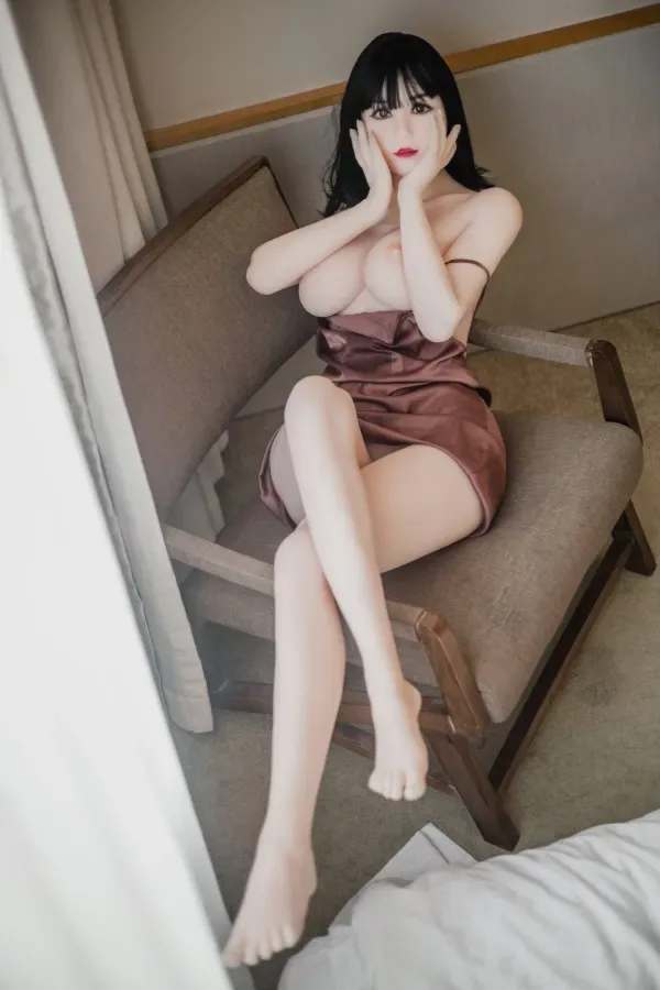 Irontech 159cm Sexy E-cup Big Boobs TPE Sex Dolls Asian Slim Mature Looking Love Doll Coral view 5