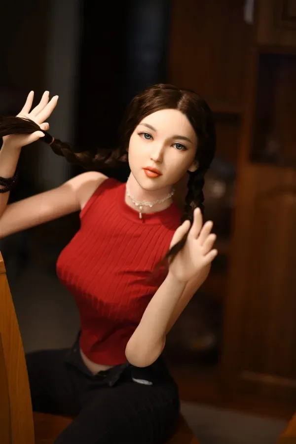 6YE 170cm Medium Round Breast Asian TPE Sex Doll with #97 Silicone Head Fair Skin view 8
