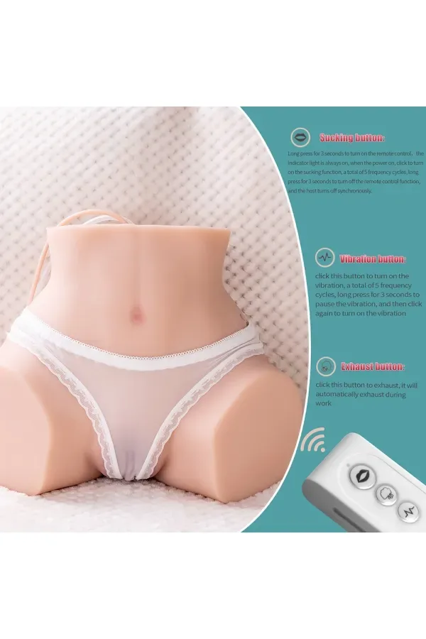 Lorna 11lb Ass Sexdoll Yeloly Torso Real Doll Pocket Pussy Sucking + Vibrating view 7