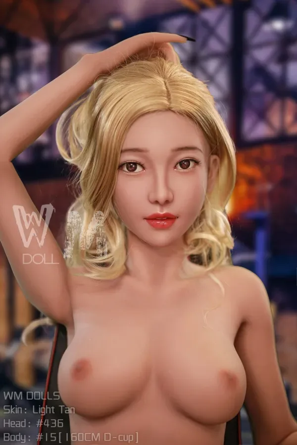 Kali TPE WM Dolls 436# 158cm (5.18ft) A Cup Sex Doll Cheerful Personality Small Boobs Real Doll Full Size American Love Dolls view 2