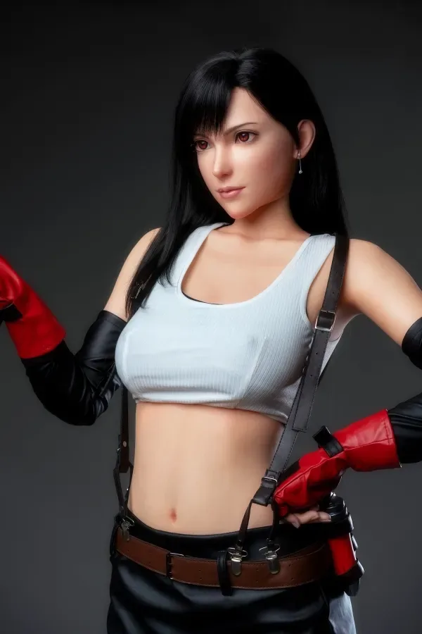 Tifa Lockhart Sex Doll Head No.15 Silicone E Cup 168cm (5.51ft) Real Dolls Slender Waist Adult American Sex Dolls view 6