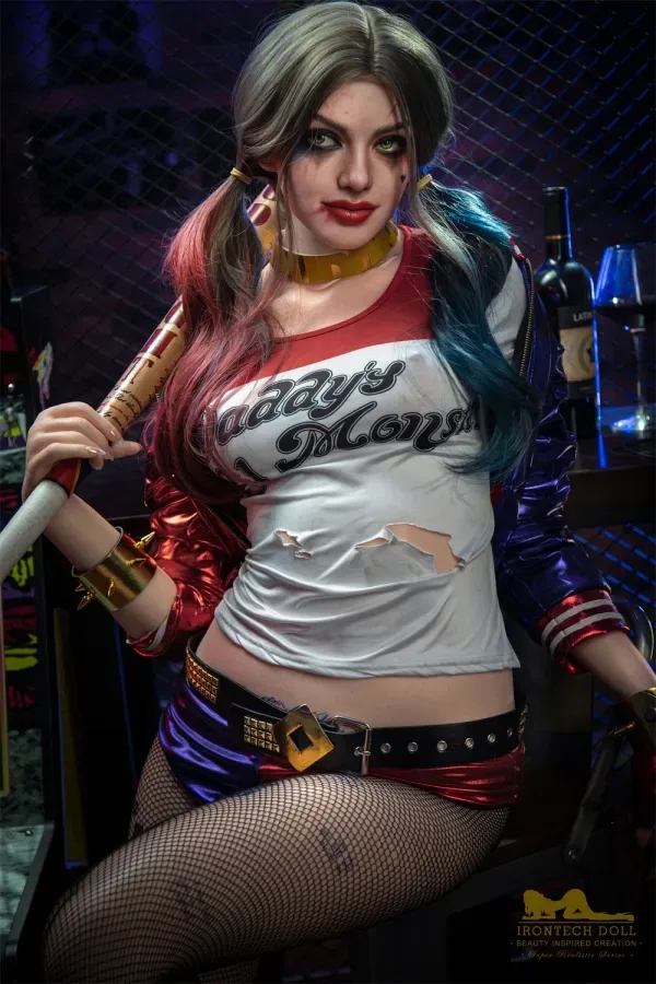 Harley Silicone 166cm (5.45ft) C Cup Sex Doll Charming S27 Head Irontech Doll Devil Makeup American Love Dolls Cosplay Real Doll view 1