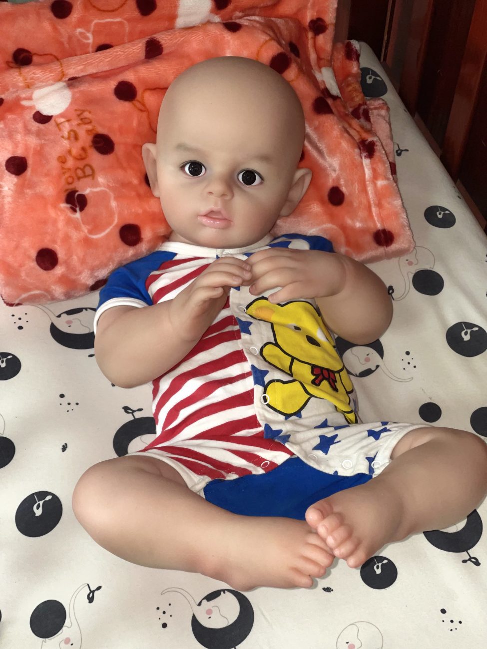 TinyDoll 66cm Baby Boy Silicone Doll – Lifelike Newborn Style - Image 4