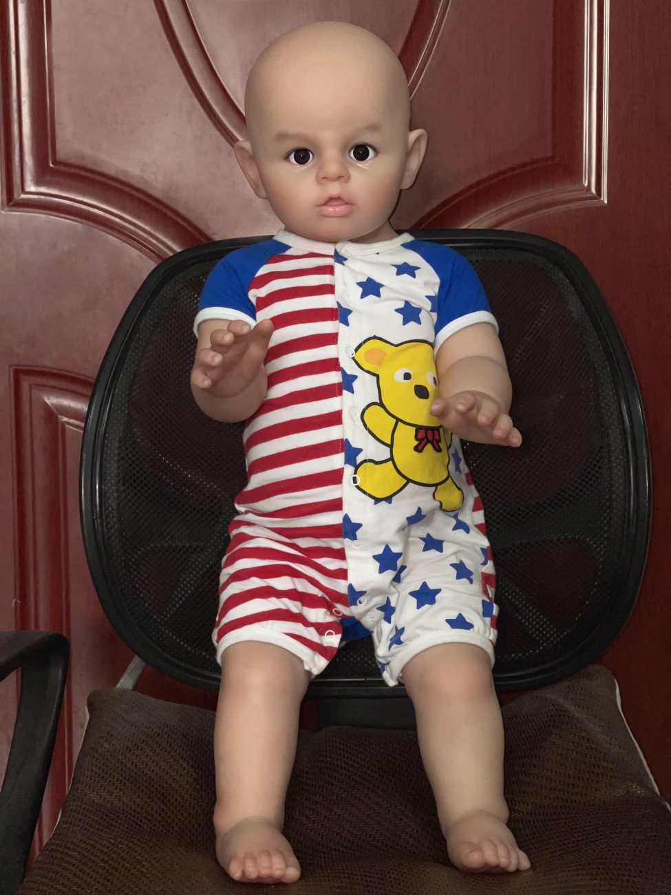 TinyDoll 66cm Baby Boy Silicone Doll – Lifelike Newborn Style - Image 9