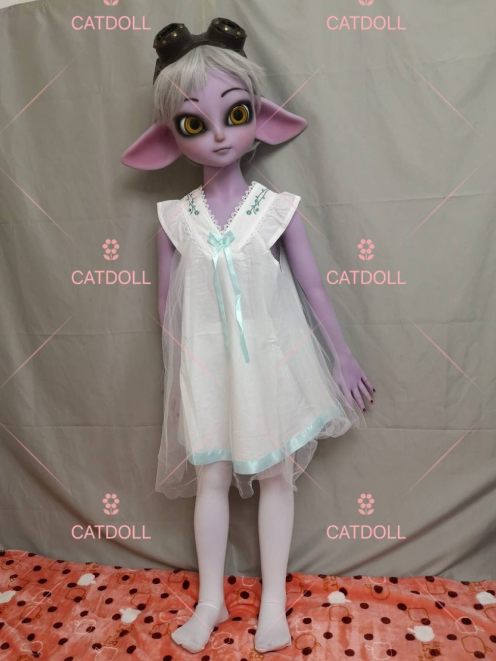 TinyDoll 115CM Purple Silicone Doll - Image 6