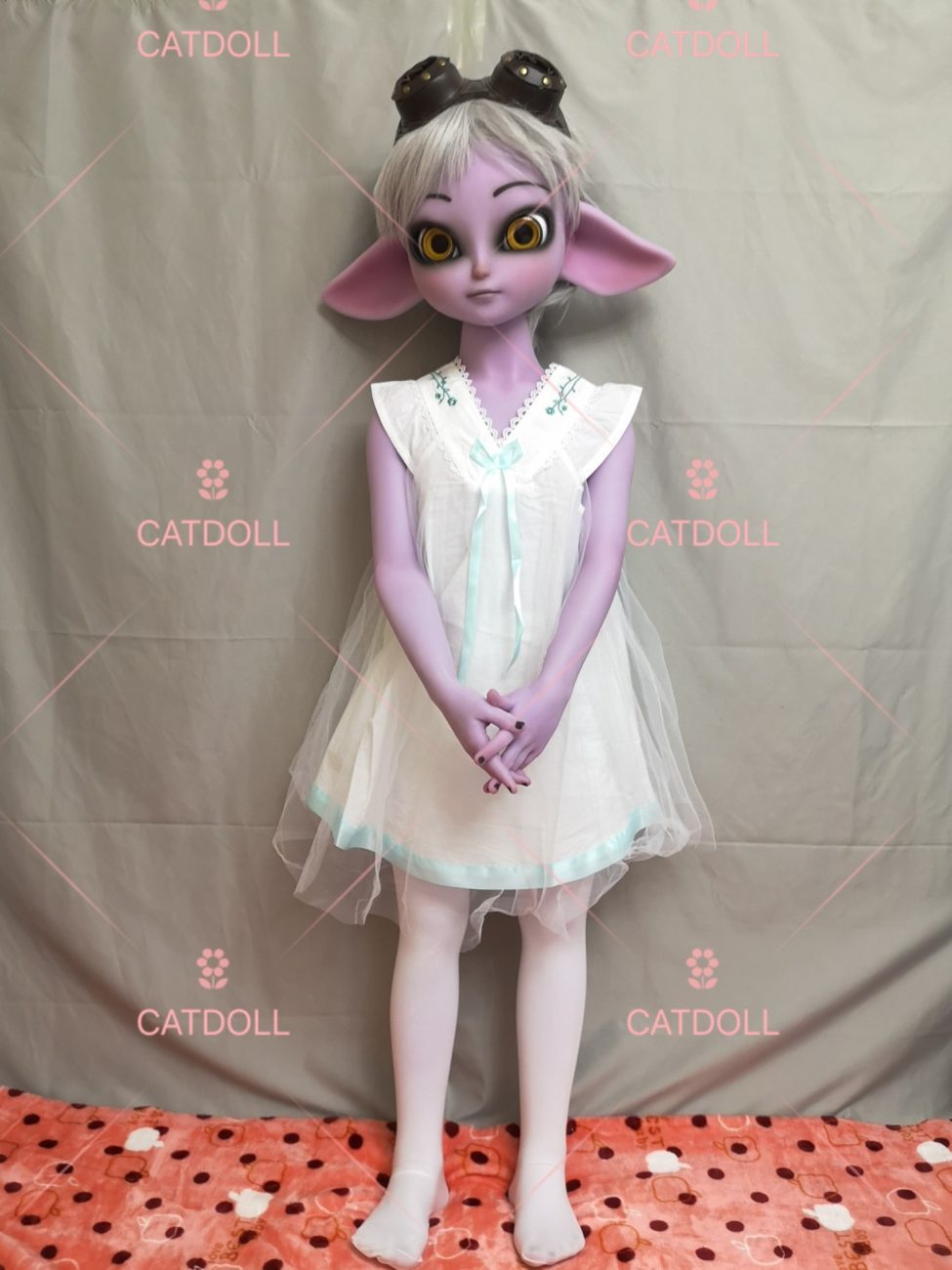 TinyDoll 115CM Purple Silicone Doll - Image 2