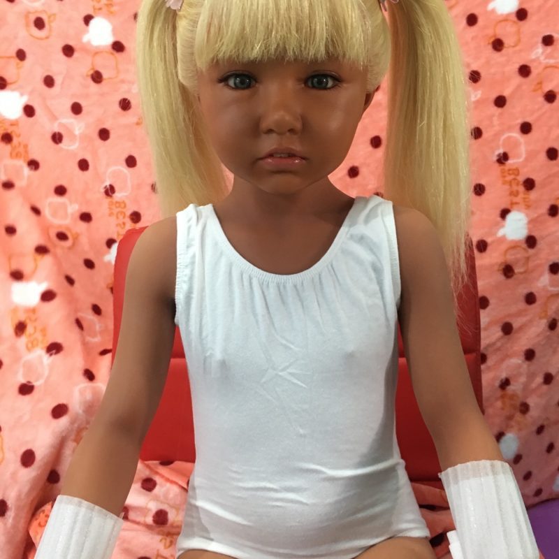 TinyDoll 108CM Coco ( TPE Body with Hard Silicone Head) (Dark Tan Tone)