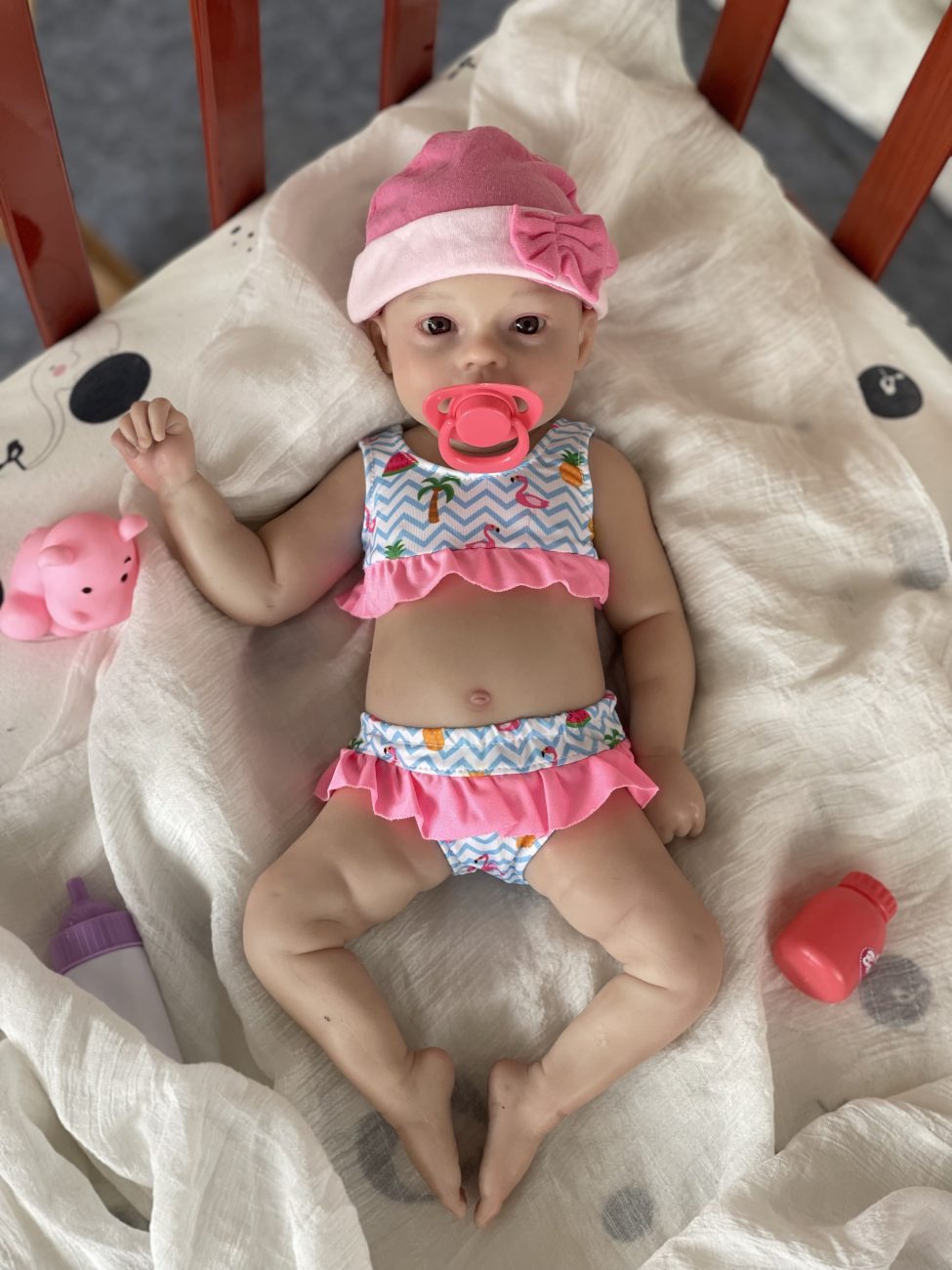 TinyDoll 42CM Silicone Reborn Baby Doll - Image 4
