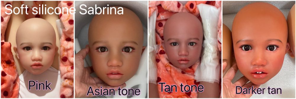 TinyDoll Sabrina Soft Silicone Head - Image 4